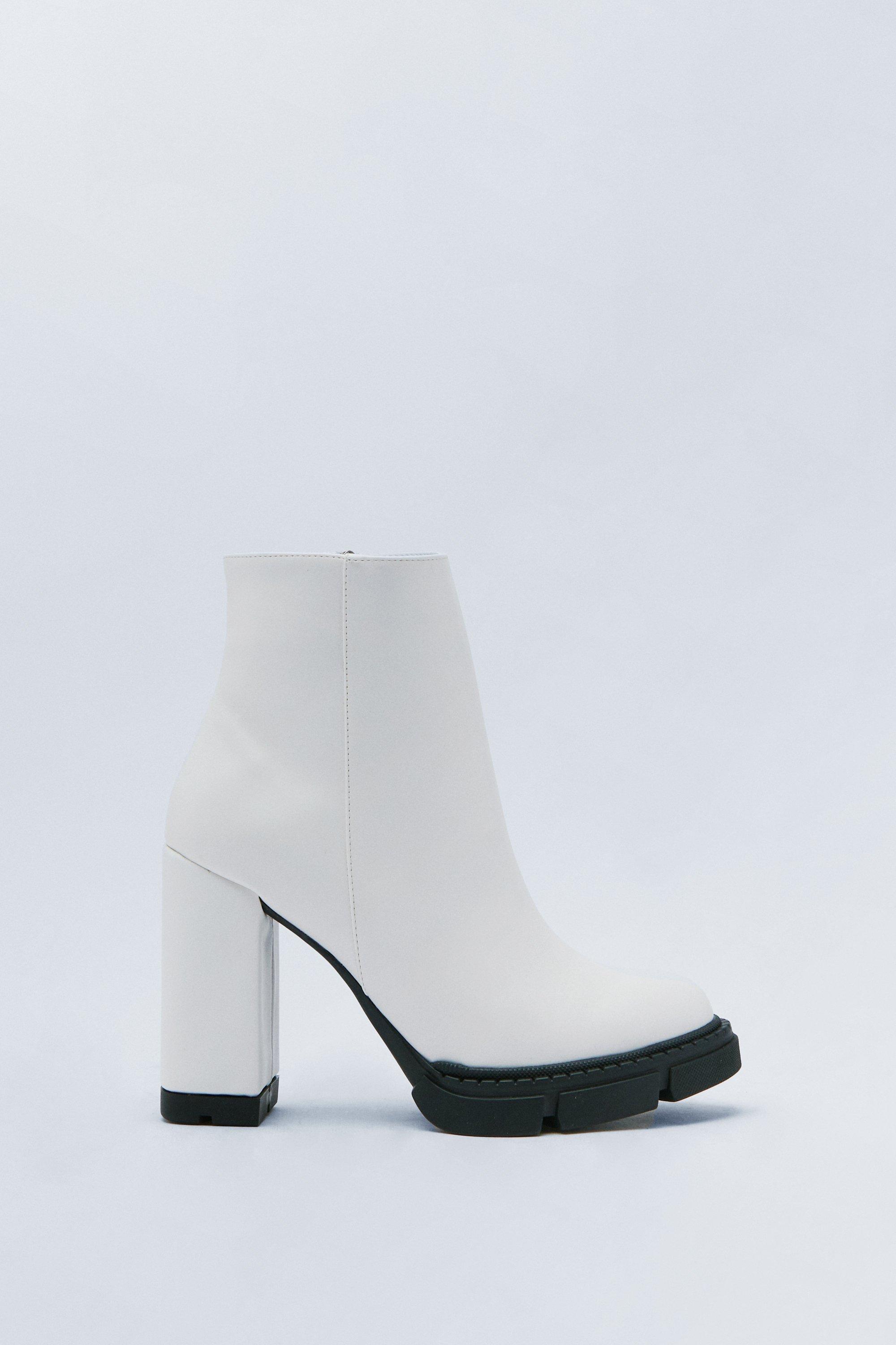 Nasty gal hot sale white booties